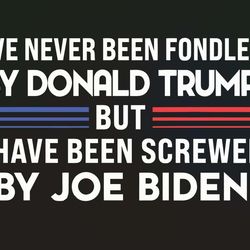 never been fondled by donald trump svg file design