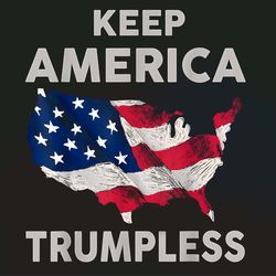 only png file - keep america trumpless flag png