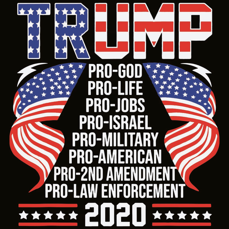 Trump - Pro God, Pro Life, Pro American SVG.jpg