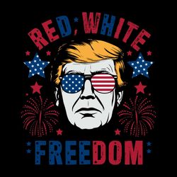 us flag red white and freedom trump patriotic svg