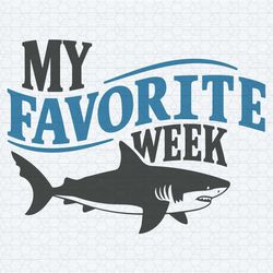 shark week discovery channel my favorite tv program svg