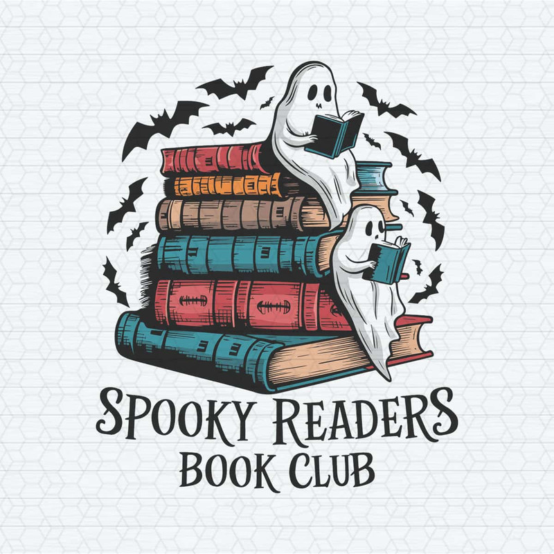 Bookish Ghost Spooky Readers Book Club PNG.jpg