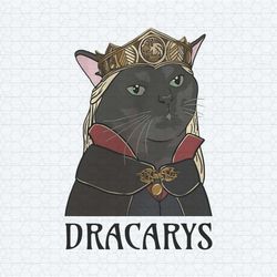 zoned out black cat dracarys png