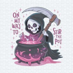 on my way to stir the pot png