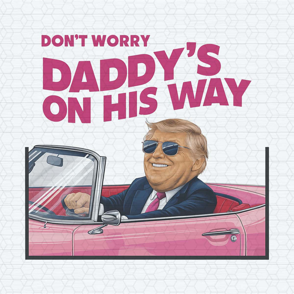 Caricature Don’t Worry Daddy’s On His Way PNG.jpg