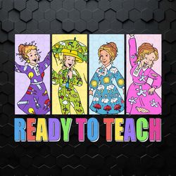 ms frizzle ready to teach magic teacher svg