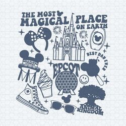 the most magical place on earth epcot animal kingdom svg