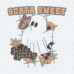 floral ghost sorta sweet sorta spooky svg1