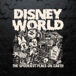 disneyworld the spookiest place on earth svg