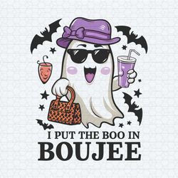 fashion boo ghost halloween i put the boo in boujee png