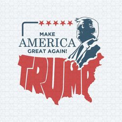 make america great again trump america map svg