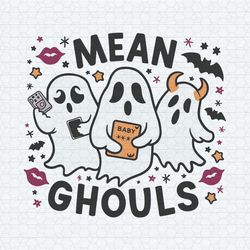 mean ghost retro halloween ghouls ghost cute ghost svg