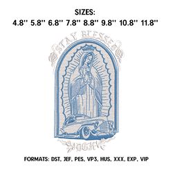 Stay Blessed Embroidery Design File, Religion Embroidery Design, Machine embroidery pattern.