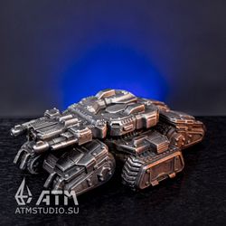 Terran Siege Tank closed from StarCraft metal miniature figure