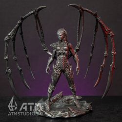 Zerg Sarah Kerrigan from StarCraft metal miniature figure