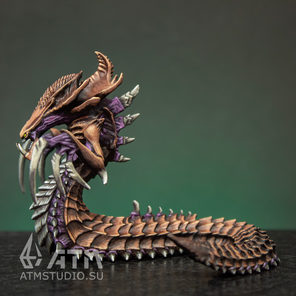 StarCraft Hydralisk painted metal miniature figure collector's edition (2).jpg
