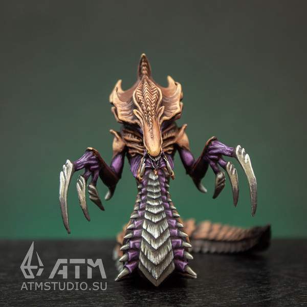 StarCraft Hydralisk painted metal miniature figure collector's edition (7).jpg