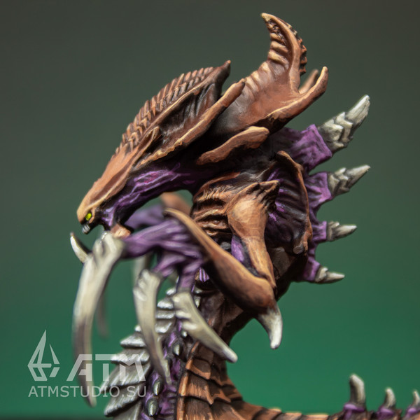 StarCraft Hydralisk painted metal miniature figure collector's edition (9).jpg