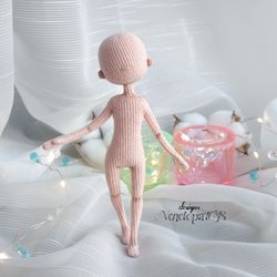 Crochet Doll Base Pattern - Amigurumi Doll Pattern English