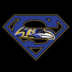 Baltimore Ravens Super Emblem SVG