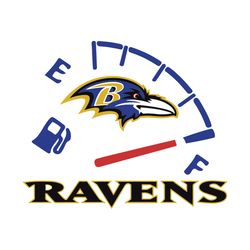 Baltimore Ravens Team Spirit Fuel Gauge SVG