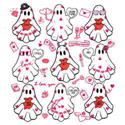 funny valentines day ghost stupid cupid svg