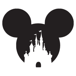 mickey mouse head disney castle svg dxf eps pdf png cricut cutting file vector clipart instant download