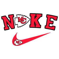 Nike Logo Kansas City Chiefs SVG Digital Download Untitled