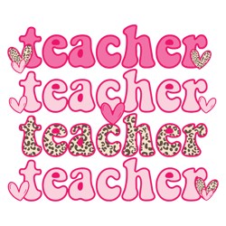 Grooby Teacher Valentine Heart SVG