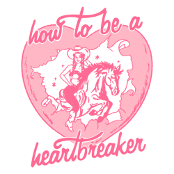 Retro How To Be A Heartbreaker SVG