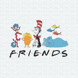 Funny Dr Seuss Friends Cat In The Hat PNG