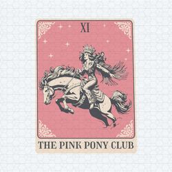 chappell roan pink pony club tarot card cowgirl svg