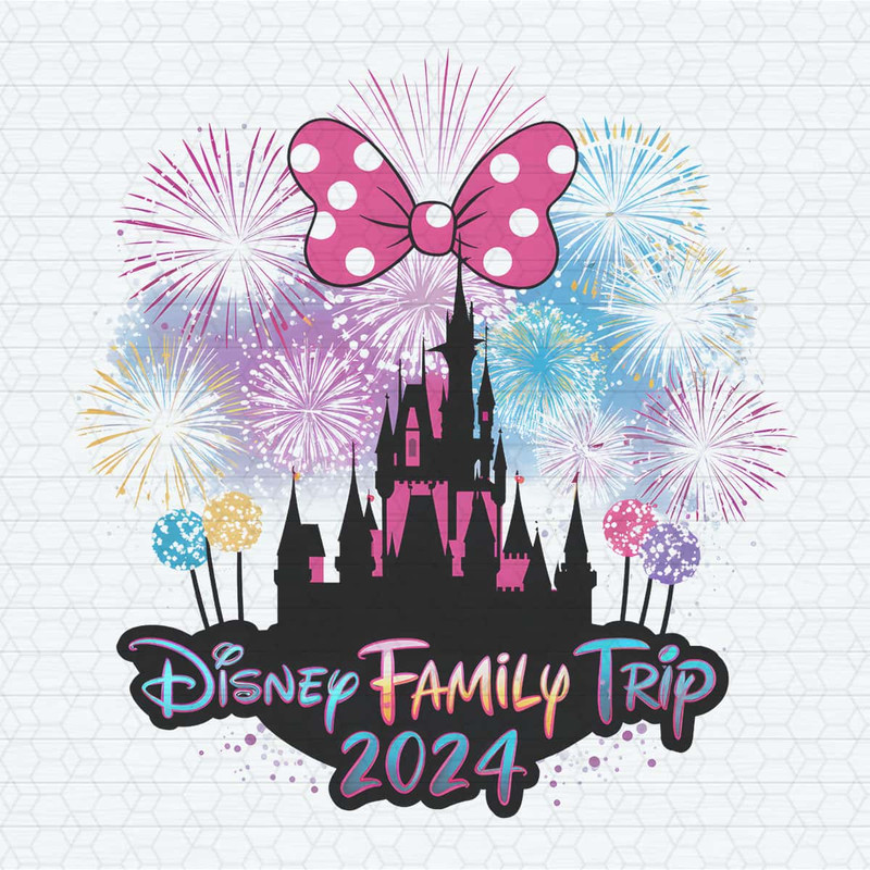Disney Family Trip 2024 Magic Castle Fireworks PNG.jpg