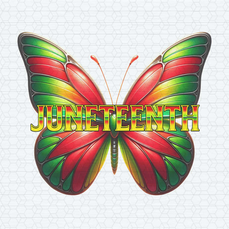 Retro Juneteenth Butterfly Freedom Month PNG.jpg