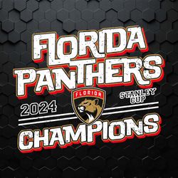 retro florida panthers champions 2024 svg