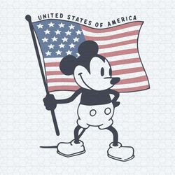 mickey mouse united states of america flag svg