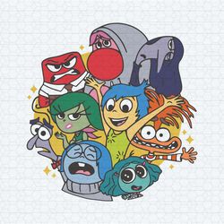inside out 2 characters disney pixar svg
