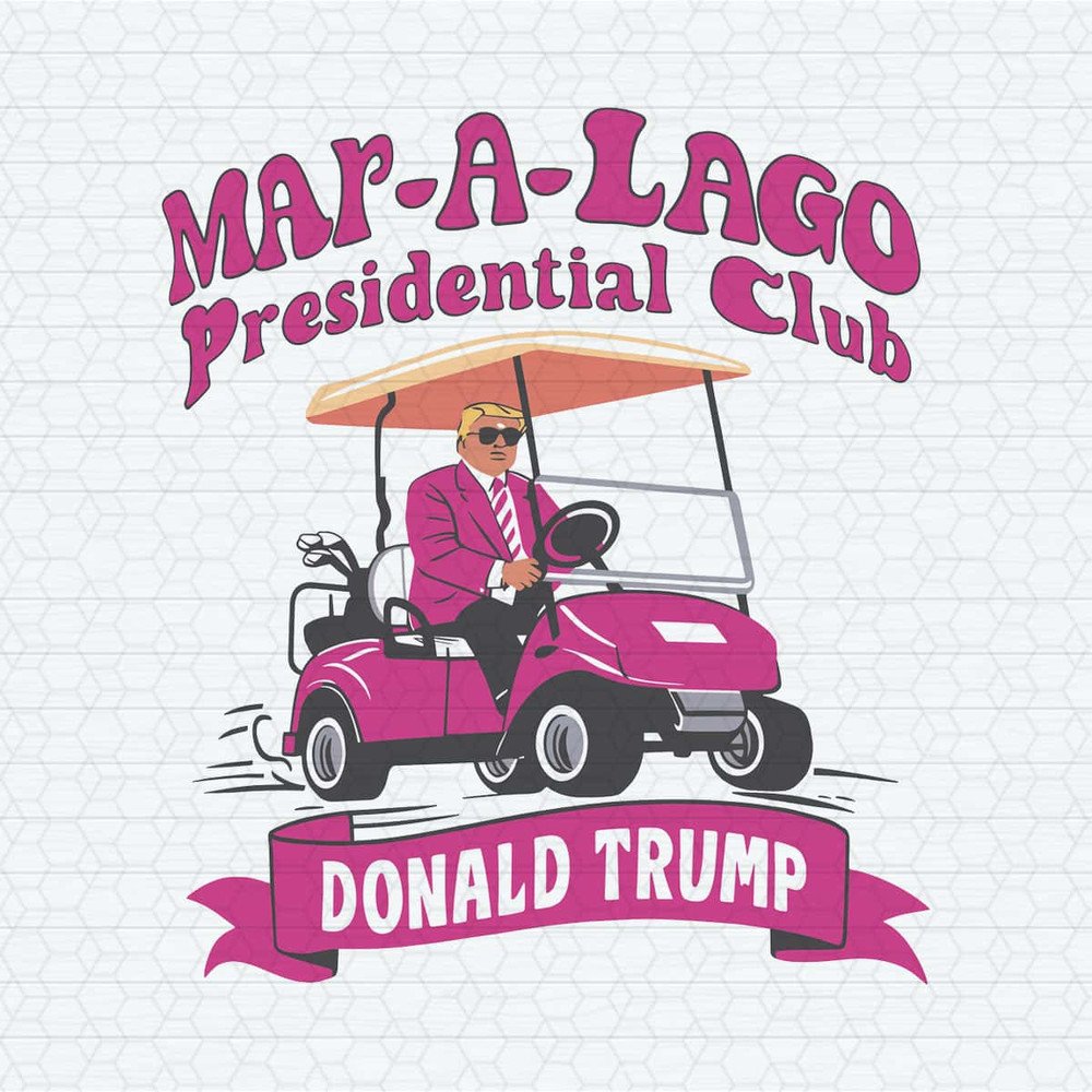 Mar A Lago Presidential Club Pink Svg Digital Download.jpg