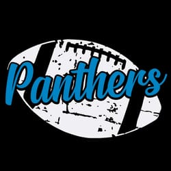 panthers football high school mascot spirit pride sports svg distressed grunge cut files