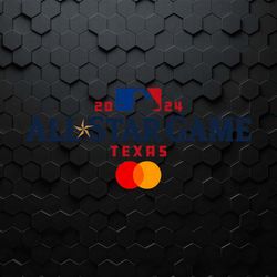 all star game texas 2024 mlb logo svg