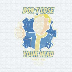 fallout pip boy don't lose your head svg