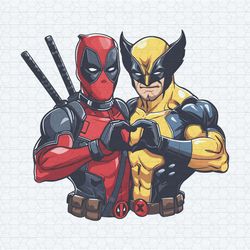 marvel deadpool wolverine besties png