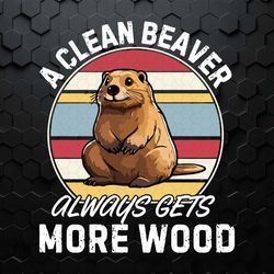 a clean beaver always gets more wood png