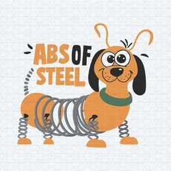 funny dog abs of steel toy story funny svg