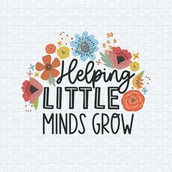 helping little minds grow flowers png