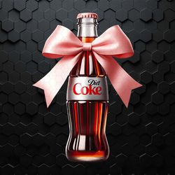 pink diet coke bow diet coca cola png