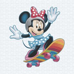 minnie skateboarding disney character png