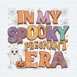in my spooky pregnant era cute ghost png