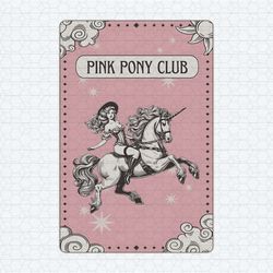 pink pony club tarot card cowgirl tour png