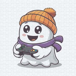 cute ghost halloween gamer gaming png